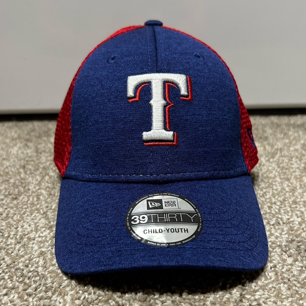 Texas Rangers 39THIRTY Youth Fitted Hat